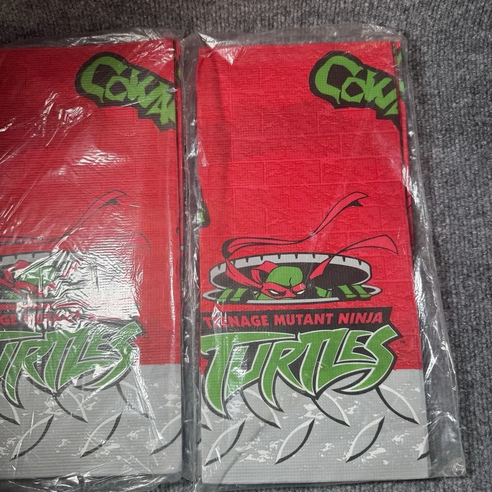 Vintage Teenage Mutant Ninja‎ Turtles Unused Paper Table Cover Set 54